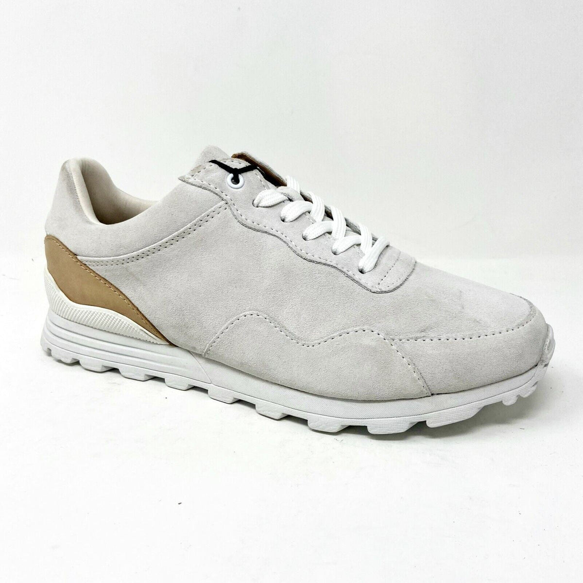 Clae Hoffman American Rag x Clae White Suede Veggie Tan Mens Size 7