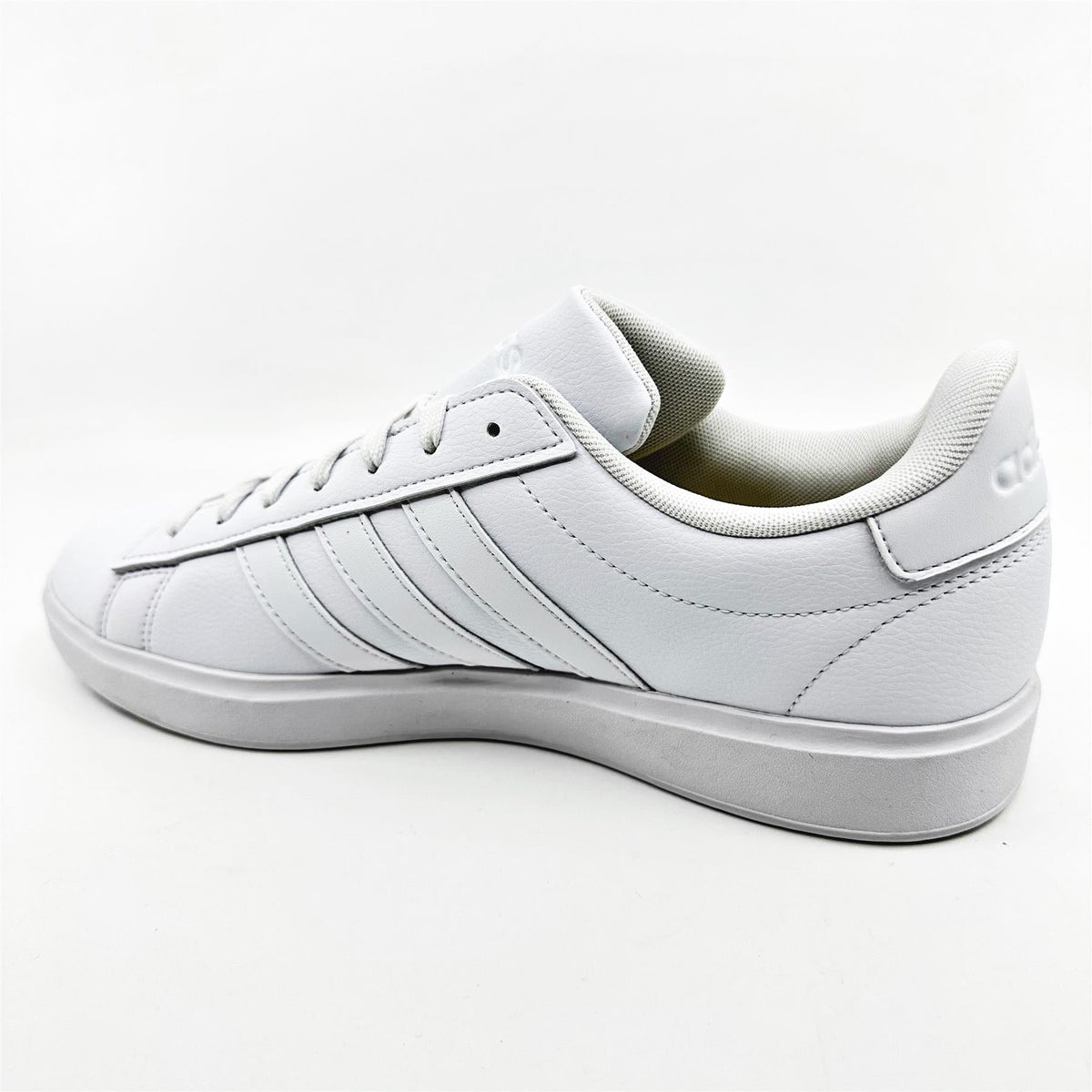 Adidas Grand Court 2.0 Cloud White Ecru Tint Mens Athletic Sneakers