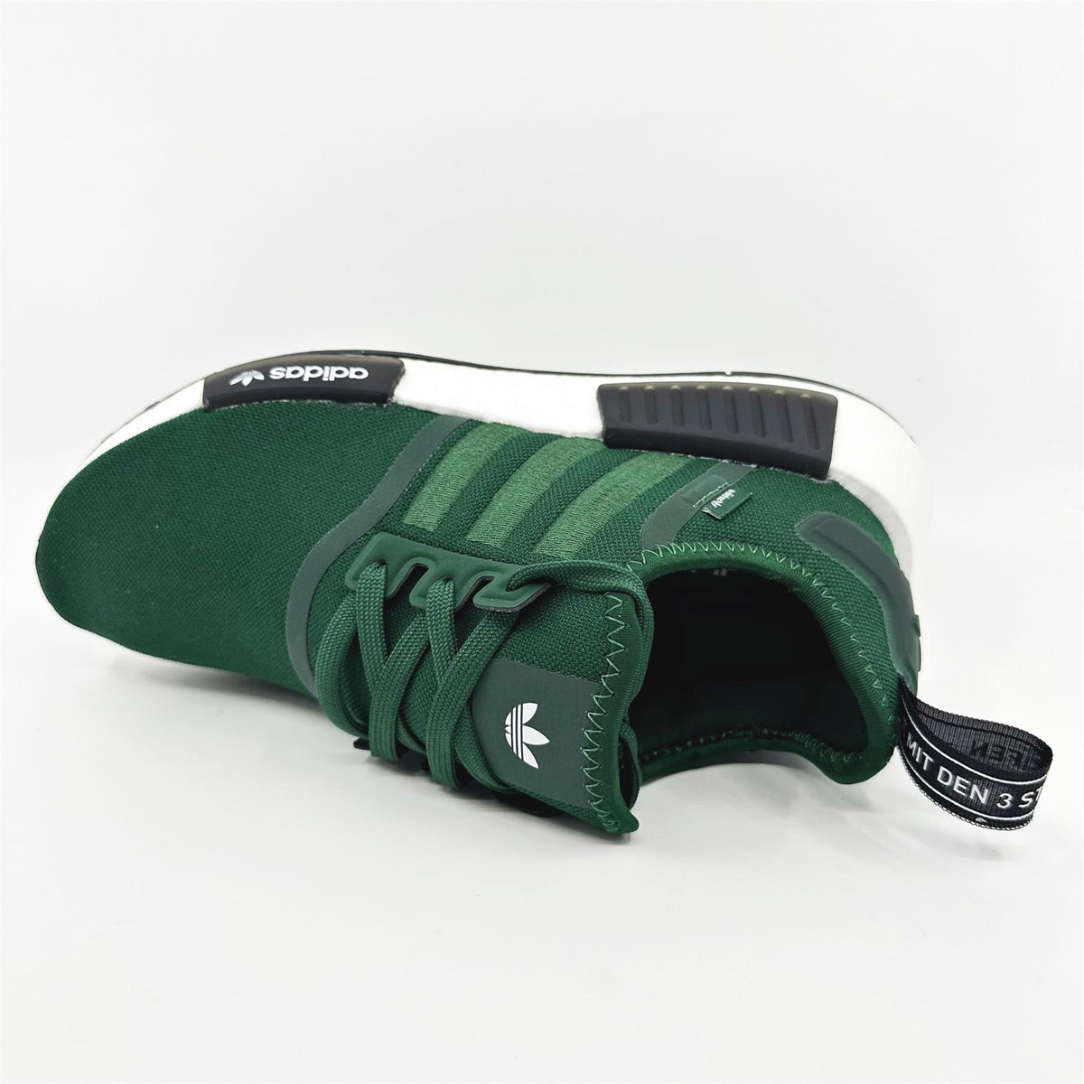 adidas NMD R1 Green White Black Women Athletic Sneaker HQ4280