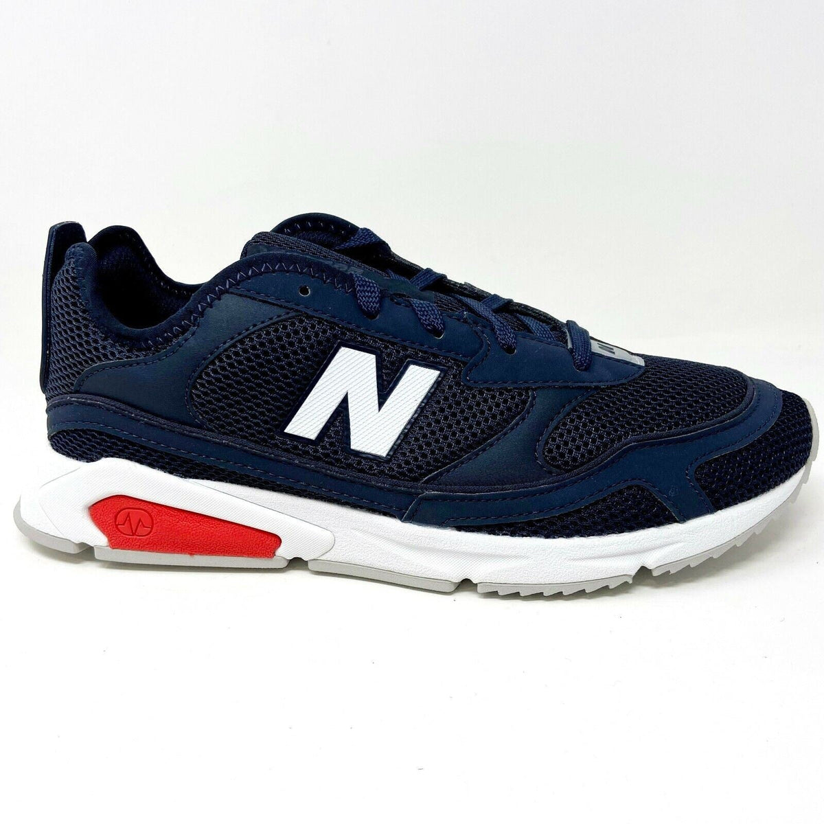 New Balance X-Racer Navy White Red Abzorb Mens Atheltic Sneakers MSXRCJL