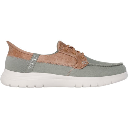 Women's Wide Fit Skechers 136536 Slip-ins On The Go Flex Palmilla Trainers