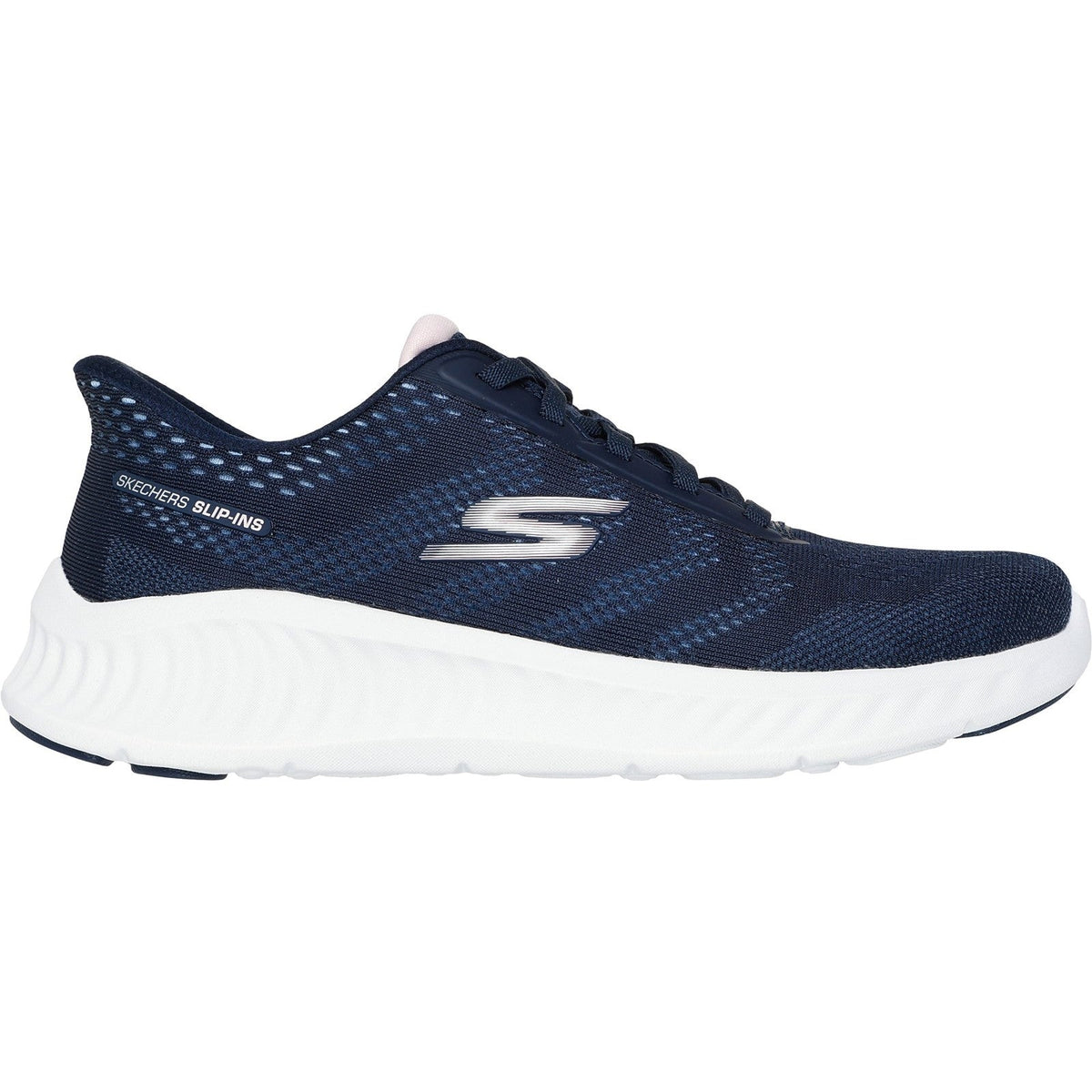 Women's Wide Fit Skechers 125643 Slip-ins Go Walk Now Khloe Trainers