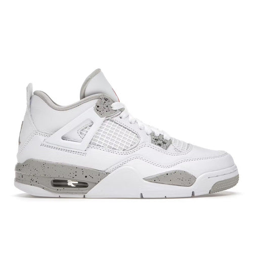 Air Jordan Retro  4 'White Oreo' (GS)