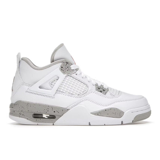 Air Jordan Retro  4 'White Oreo' (GS)