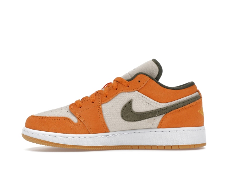 Jordan 1 Low "Light Curry" GS