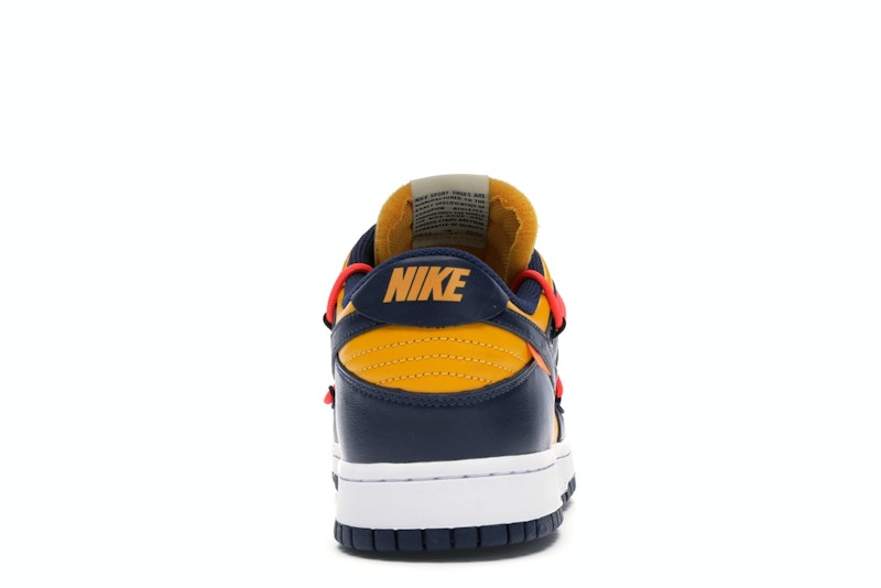 Nike x Off-White Dunk Low "University Gold Midnight Navy"