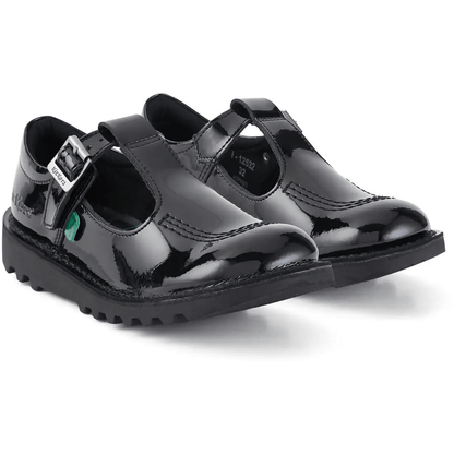 Kickers Kick T-Bar Patent Leather Children