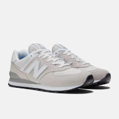 Women's Wide Fit New Balance ML574EVW Walking/Running Trainers - Exclusive - Nimbus Cloud/White ENCAP